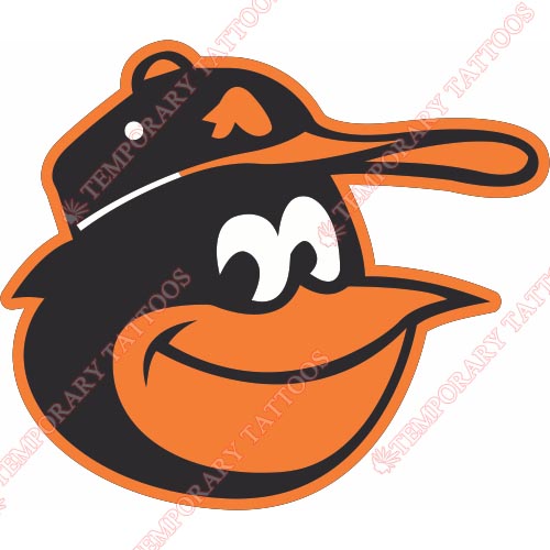 Baltimore Orioles Customize Temporary Tattoos Stickers NO.1430